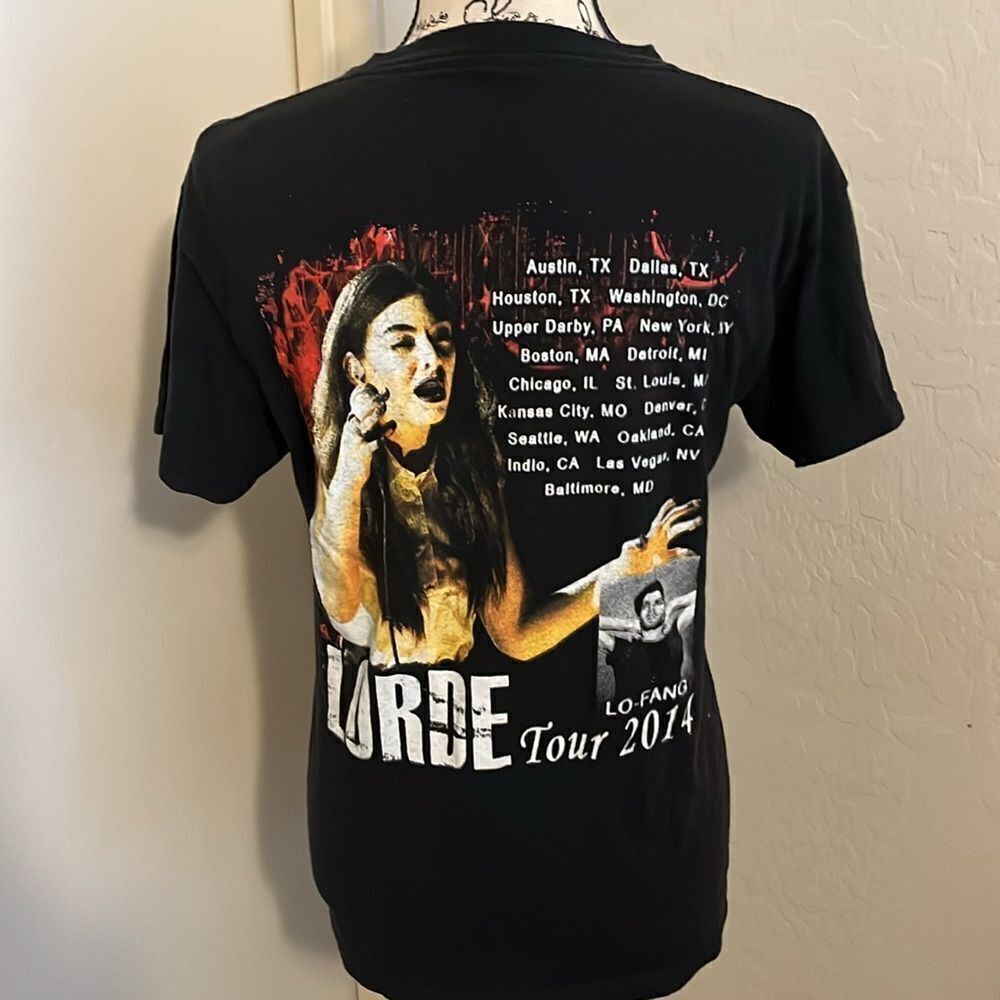 Lorde Music Black Tour 2014 Pullover Graphic Casual Concert Festival - Picture 3 of 9
